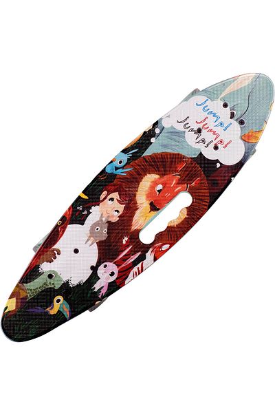 ACTION ONE Penny board Portable The Lion 60x17 cm, with PU wheels, ABEC-7, aluminum frame