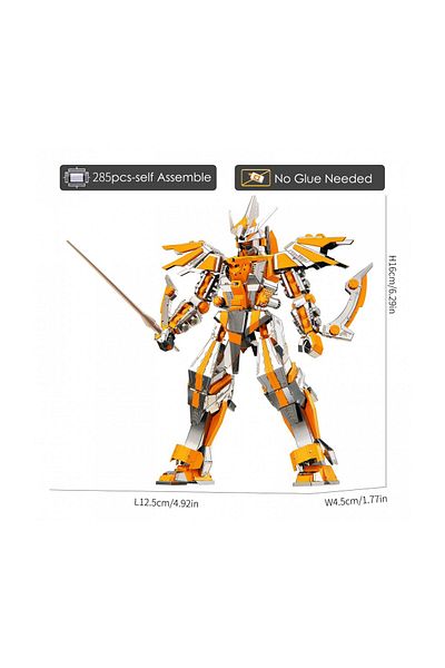 ROKR 3D Puzzle Piececool, Crescent Blade Armor, Metal, 155 pieces