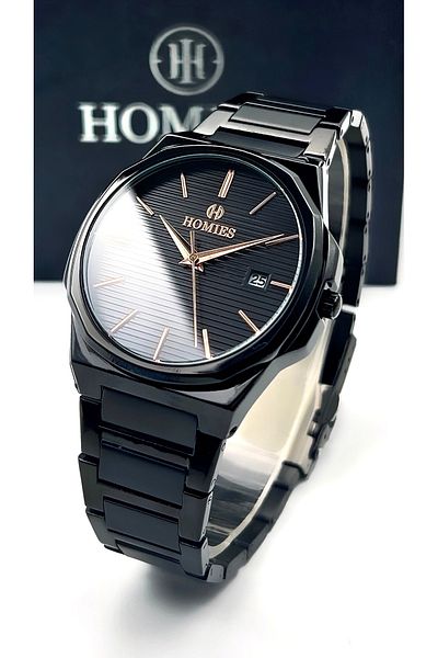 Homies Homies Brand Men's Wrist Watch 2 Years Warranty Steel Band