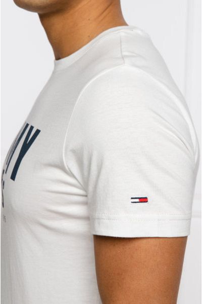 Tommy Jeans Tricou Tommy jeans Tjm Center Chest Graphic,Alb, Marime XL