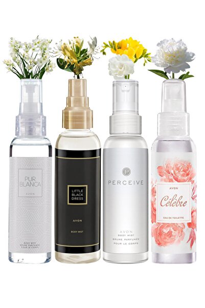 AVON Perceive Little Black Dress Pur Blanca ve Celebre Vücut Spreyi Paketi