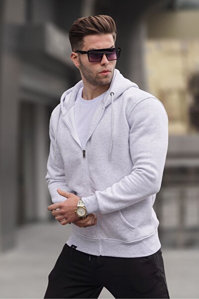 Madmext Hanorac pentru bărbați Karmelange cu glugă, cu formă regulată, 6033