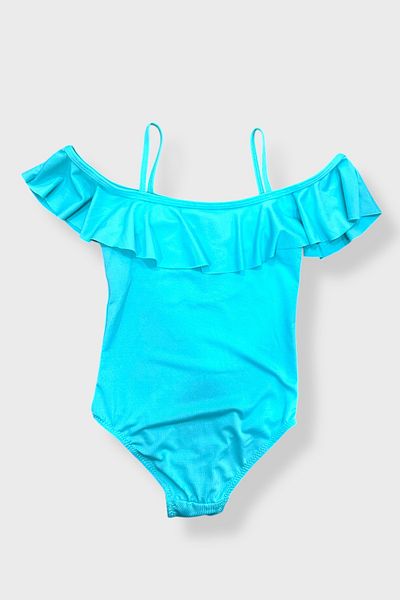 Nilmay mayo Girl's Ruffle Detailed Swimsuit