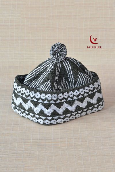 Bilenler Wrinkled Knitwear Knitted Pilgrim Skullcap Standard Size