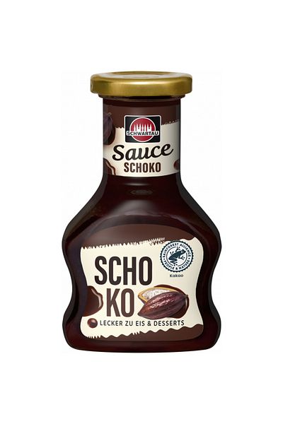 schwartau Chocolate Dessert Sauce, Schwartau, 125 ml.