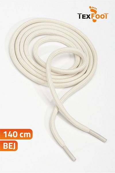 TexFoot Round Polyester Sneakers and Boot Laces 140 cm