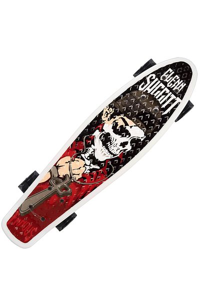 ACTION ONE Just Dare Skateboard, 55x15cm, with PU light wheels, ABEC-7, aluminum frame