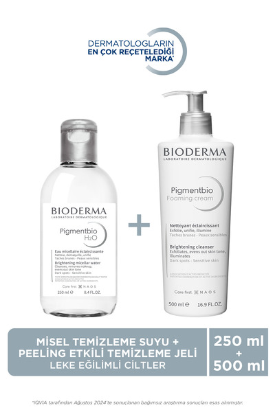 Bioderma Leke Karşıtı Misel Su 250 ml & Leke Karşıtı Aydınlatıcı Yıkama Jeli ...