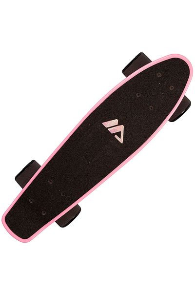 ACTION ONE Skateboard Pro Series 56x15 cm, roti PU, ABEC-7, cadru aluminiu, roz