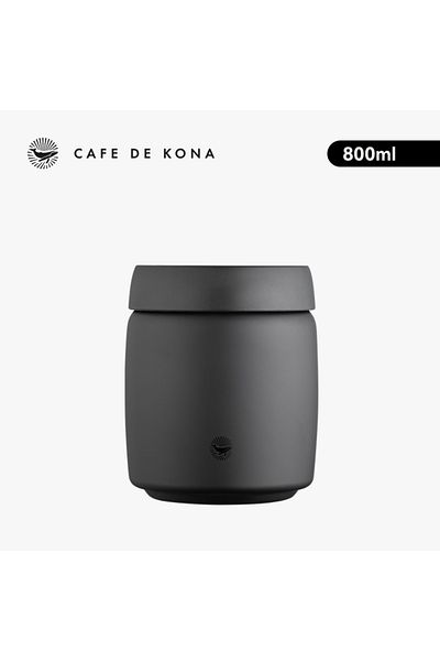 Choice 800ml (Black) CAFEDEKONA Stainless Steel Sealed Tank Stainless Steel Vacuum Sealed Canisters For Cof