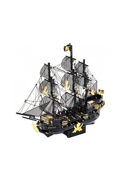 ROKR 3D Puzzle, Metal, Piececool, Black Pearl Ship, 307 pieces