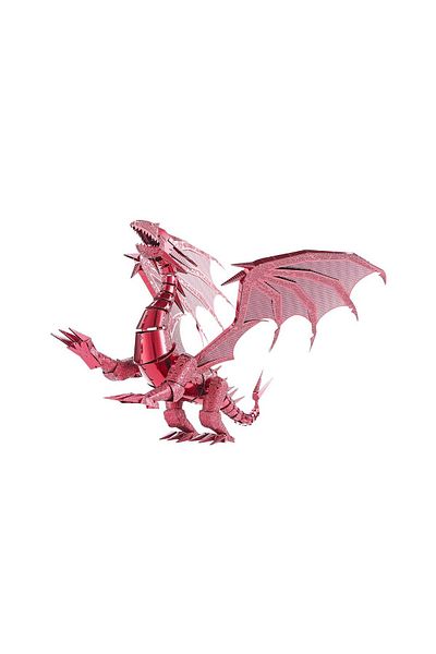 ROKR Piececool 3D Puzzle, Red Dragon, Metal, 115 pieces