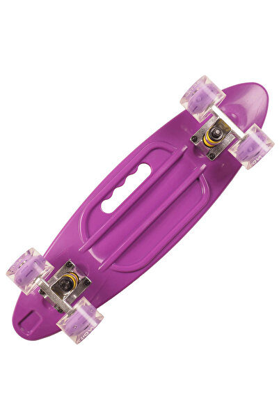 ACTION ONE Penny board Portable Geometric 58x16 cm, with PU wheels, ABEC-7, aluminum frame