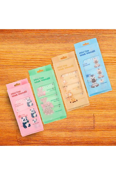 EyER Shoping Mini Wet Wipes 1 Pack of 8
