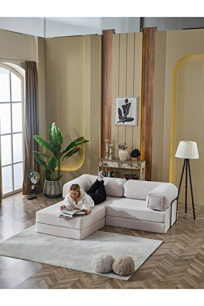 Huga Metal Legom 180x200 Köşe Takımı Yatak Fitilli Kadife Yıkanır Silinir 50 ...