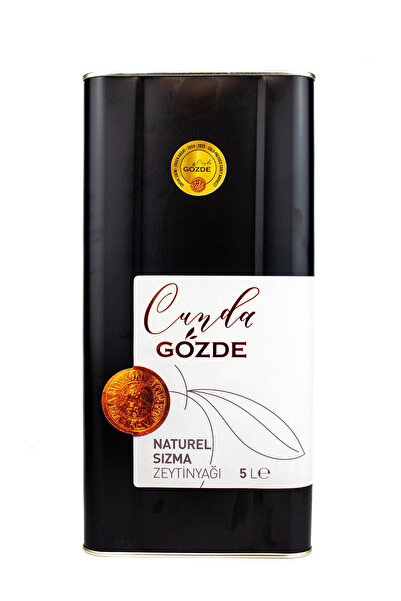 cunda gözde Erken Hasat Soğuk Sıkım Natürel Sızma Zeytinyağı 5 Litre Ayvalık