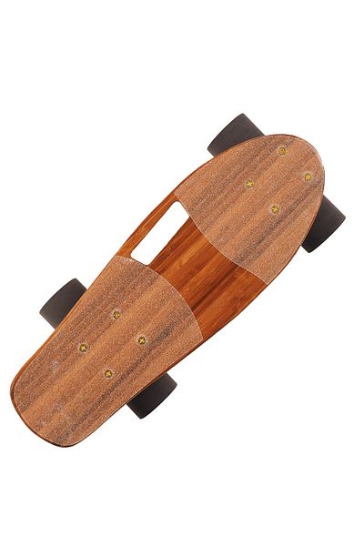 ACTION ONE Penny board Portable Cruiser 45x15.5, with PU wheels, ABEC-9, aluminum frame, bamboo deck