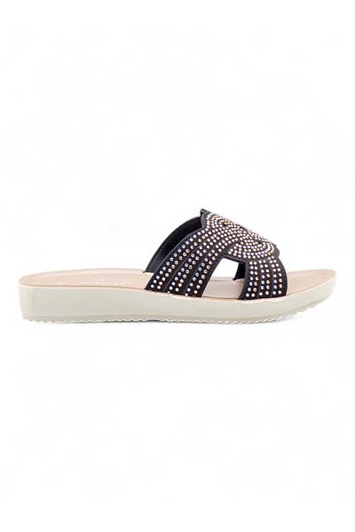 Polaris Polaris 407035 .Z5Fx Women's Slippers Black