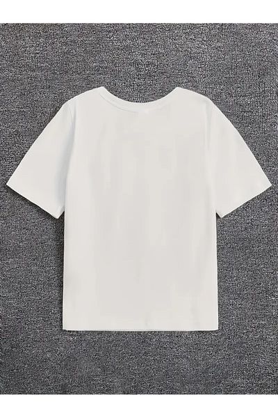 PENTHİLUS Women's Casual Teddy Bear Printed Short Sleeve T-Shirt