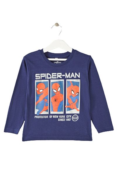 SPIDERMAN Spiderman children's t-shirt, model sps52021241, Blue, 122 cm, 7 years