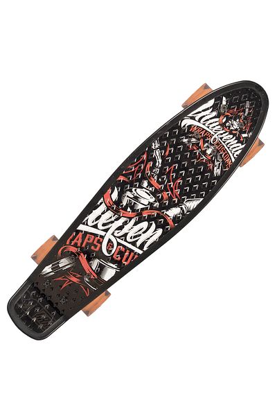 ACTION ONE Warp Skateboard, 55x15cm, with PU light wheels, ABEC-7, aluminum frame