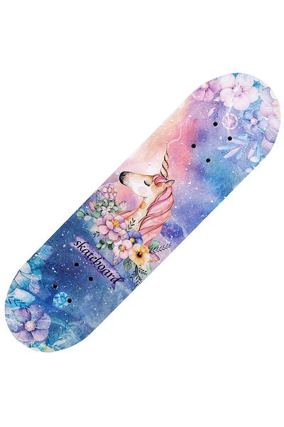 ACTION ONE Skateboard Fantasy dublu print, 70 x 20 cm, roti PU, cadru aluminiu