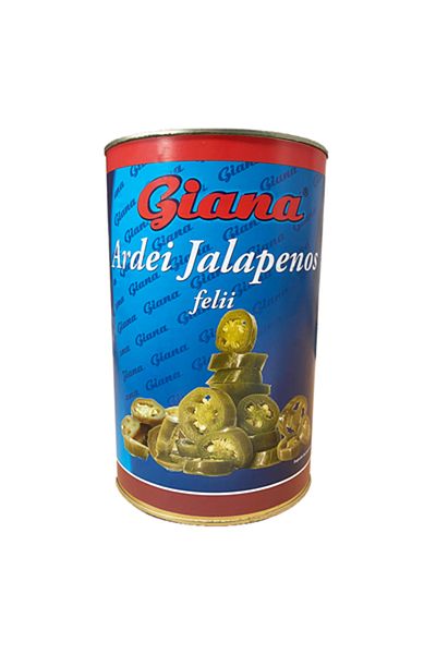 Bottega Marchigiana Sliced Jalapeno Peppers, GIANA, 4 kg