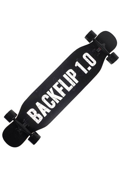 ACTION ONE Longboard Backflip 108x23.5 cm, roti PU, ABEC-9, cadru aluminiu, 120 KG