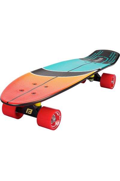 ACTION ONE Penny Board Hawaii Sunset, 26", double print, 26", aluminum frame, 100kg, red wheels
