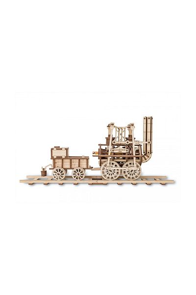 ROKR 3D Puzzle, Locomotive with Coal Carriage, EWA, wood, 325 pieces