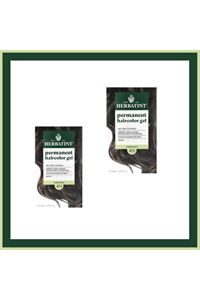 Herbatint 4N Chatain Kestane Saç Boyası 150ml. 2Lİ