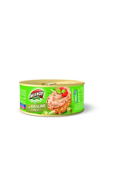 MANDY Vegetable Pate with Olives, Mandy, 6 x 120 g