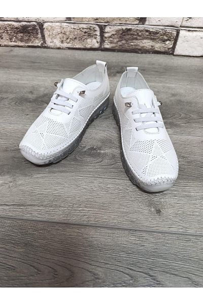 Bukond Genuine Leather Women's Daily Elastic Orthopedic Shoes