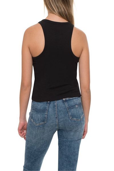 Tommy Jeans Tricou Dama, fara maneci DW0DW12548 Slim Fit