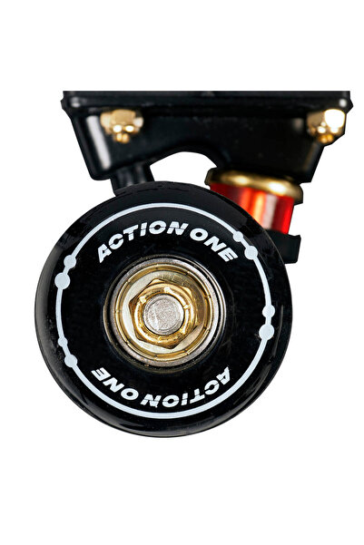 ACTION ONE Skateboard After World 79x20 cm, with PU wheels, ABEC-11, aluminum frame