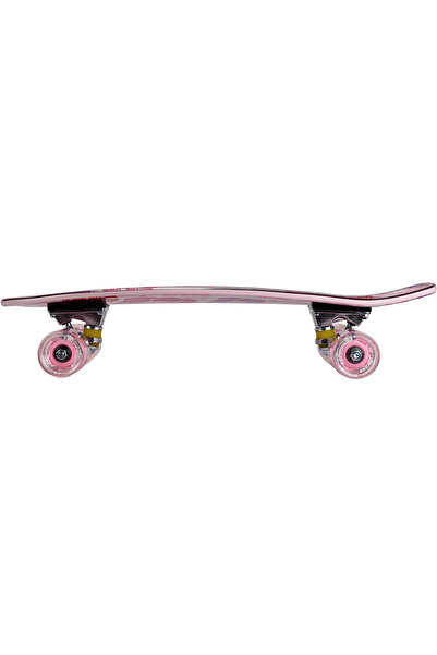 ACTION ONE Penny Board Flowers double print, 56x15 cm, PU wheels, ABEC-7, aluminum frame