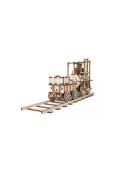 ROKR 3D Puzzle, Locomotive with Coal Carriage, EWA, wood, 325 pieces