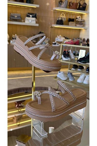 KRISTE BELL Mules - Beige - Wedge