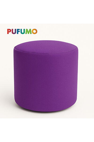 Pufumo Yuvarlak Ayak Ucu Pufu Mor
