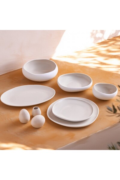 Karaca Karaca Earth Collection Cupid 55-teiliges 12-Personen-Geschirrset