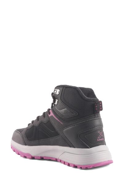 Kinetix Ragen PU HI W Siyah-Mor-A.Gri Kadın Outdoor Bot