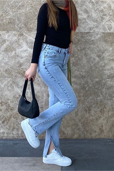 Madmext Mad Girls Blue Ripped Jeans Mg1306