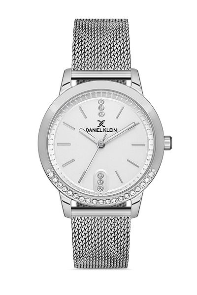 Daniel Klein New Model Metallic Mesh Bracelet 3 Atm Waterproof Women's Wristwatch, Bangle