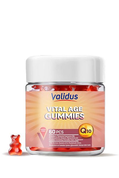 Validus Liposomal Coenzyme Q10, Pqq, Resveratrol & Fucoidan 60 Gummies