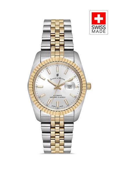 JACQUES DU MANOIR INSPIRATION JWL04102 (Sellita SW100, 25 Jewels Otomatik Mekanizmalı, Swiss Made) Kadın Kol Saati