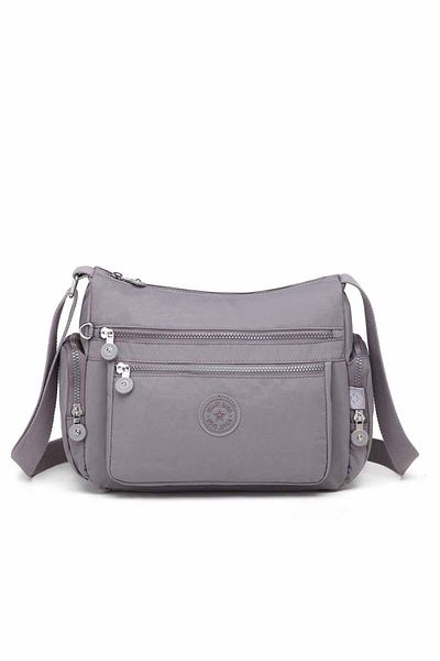 SMART BAGS Geantă crossbody pentru femei Smartbags Crinkle Fabric 1115 Gri