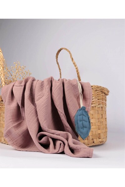 Cigit Düz Müslin Battaniye 90x100 Cm Bakır