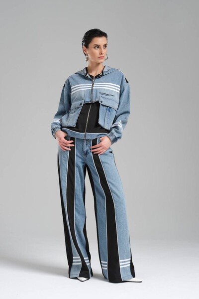 tw3 Жіночий двоколірний піджак та жилет зі знімними елементами