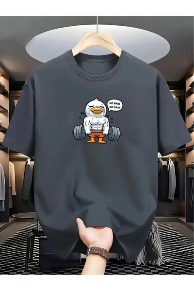 MOY TEKSTİL Tricou imprimat pentru bărbați