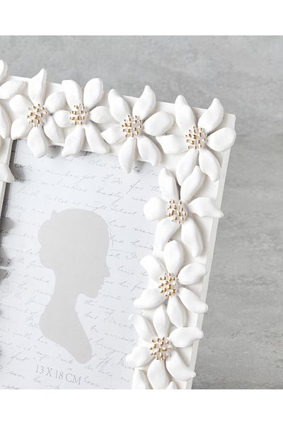 English Home Daisy Frame 13X18 cm White